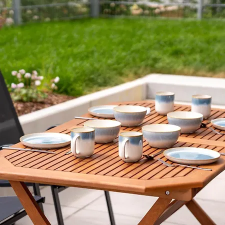 Garten, Kueche, Parkplatz & Mehr - Komfort Bavaria Appartement Scheyern
